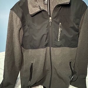New Balance Men's Performance Jacket in Black and Gray